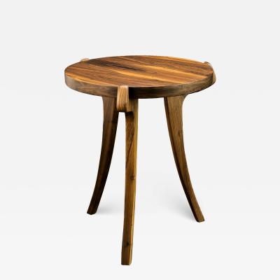  Costantini Design Contemporary Wood Sabre Leg Side Table from Costantini Uccello In stock
