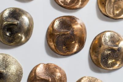  Costantini Design Costantin Sculptural Bronze or Brass Paperweight Series in Homage to Brancusi