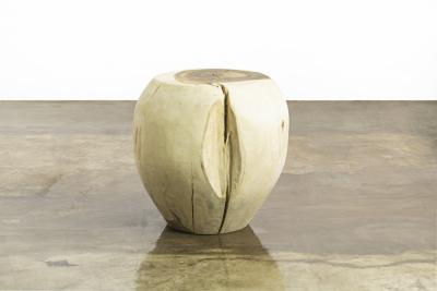  Costantini Design Costantini Hand Carved Live Edge Solid Wood Trunk Cocktail Table 30 In Stock