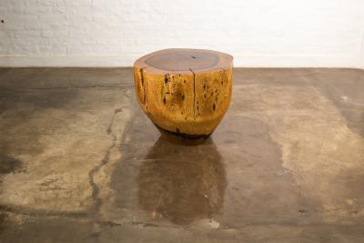  Costantini Design Costantini Hand Carved Live Edge Solid Wood Trunk Cocktail Table 35 In Stock