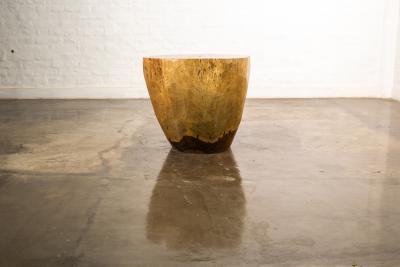  Costantini Design Costantini Hand Carved Live Edge Solid Wood Trunk Cocktail Table 37 In Stock