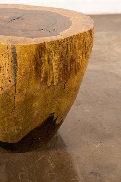  Costantini Design Costantini Hand Carved Live Edge Solid Wood Trunk Cocktail Table 37 In Stock