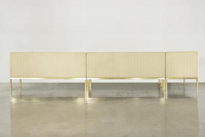  Costantini Design Customizable Dining Banquette or Settee in Bronze and COM from Costantini Ciro
