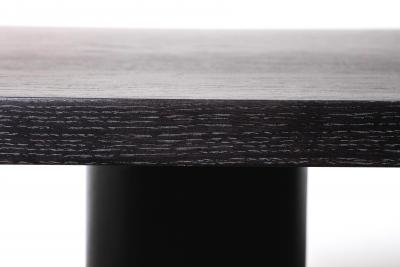  Costantini Design Ebonized Oak Modern Wood Black Square Dining Table by Costantini Serena