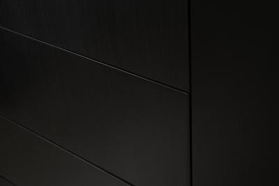 Costantini Design Ebony Modern Minimal Credenza with Drawers and Doors from Costantini Salvatore