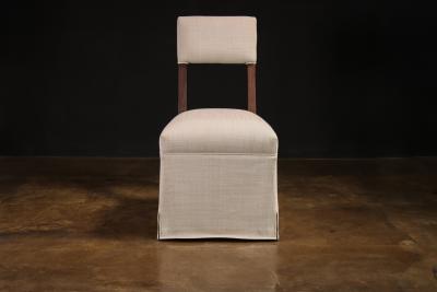  Costantini Design Elegant Modern Upholstered Dining Chair with Com Skirt Luca from Costantini