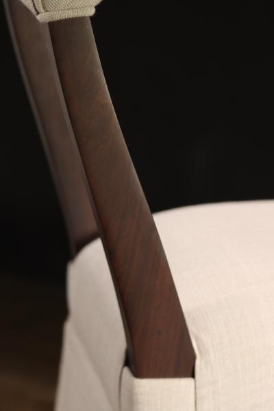  Costantini Design Elegant Modern Upholstered Dining Chair with Com Skirt Luca from Costantini