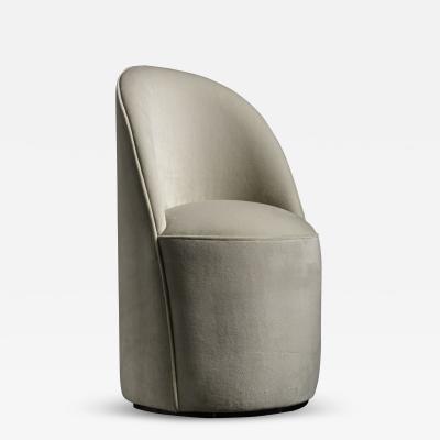  Costantini Design Elisabetta Modern Swivel Dressing Chair in Fabric or Leather by Costantini