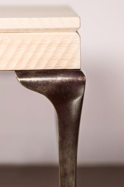  Costantini Design Enzio Cast Bronze and Wood Coffee Table from Costantini