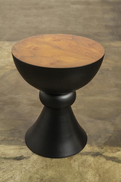  Costantini Design Exotic Turned Wood Contemporary Occasional Table from Costantini Caliz