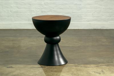  Costantini Design Exotic Turned Wood Contemporary Occasional Table from Costantini Caliz