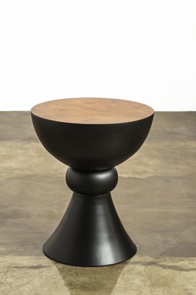  Costantini Design Exotic Turned Wood Contemporary Occasional Table from Costantini Caliz