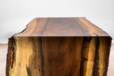  Costantini Design Exotic Wood Live Edge Waterfall Coffee Table from Costantini Carlo In Stock 