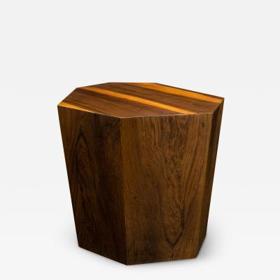  Costantini Design Geometric Occasional Table in Argentine Rosewood by Costantini Clariss