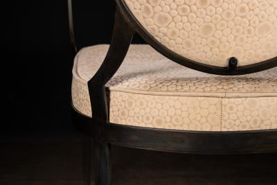  Costantini Design Hand Forged Iron and Leather Chair by Costantini Andre In Stock