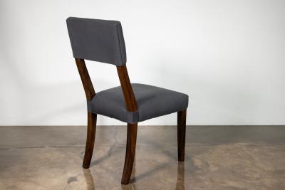  Costantini Design High Back Dining Chair in Argentine Wood and Fabric by Costantini Luca In Stock