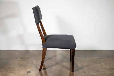  Costantini Design High Back Dining Chair in Argentine Wood and Fabric by Costantini Luca In Stock