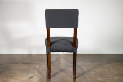  Costantini Design High Back Dining Chair in Argentine Wood and Fabric by Costantini Luca In Stock