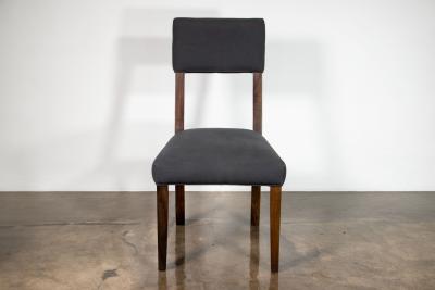  Costantini Design High Back Dining Chair in Argentine Wood and Fabric by Costantini Luca In Stock