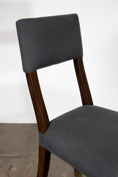  Costantini Design High Back Dining Chair in Argentine Wood and Fabric by Costantini Luca In Stock