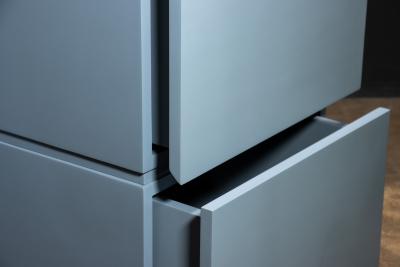Costantini Design Lacquered Solid Wood Modern Minimal Modular Drawers from Costantini Baccello