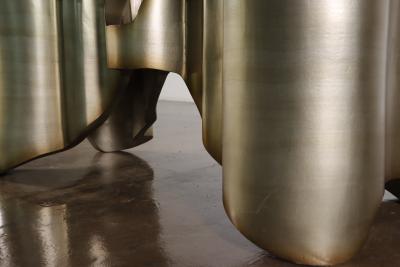  Costantini Design Lacquered Wood Glass Coffee Table by Costantini Mariposa in Stock