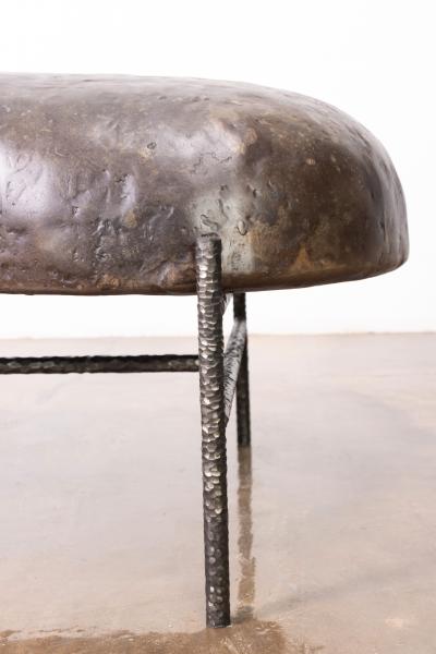  Costantini Design Lingua Modern Functional Art Fiberglass Metal Bench by Costantini 