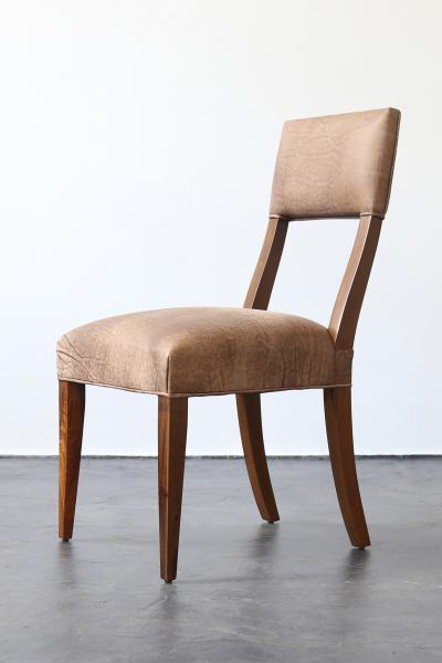  Costantini Design Luca High back Dining Chair from Costantini in Argentine Rosewood and Leather