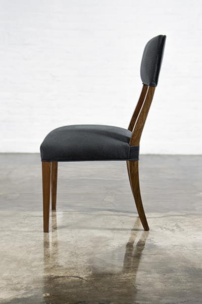  Costantini Design Luca High back Dining Chair from Costantini in Argentine Rosewood and Leather