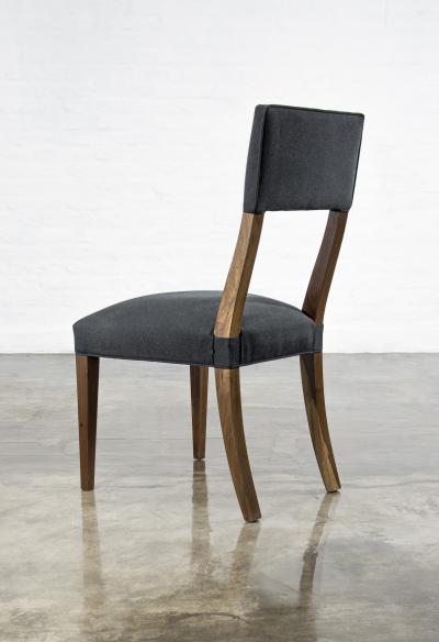  Costantini Design Luca High back Dining Chair from Costantini in Argentine Rosewood and Leather