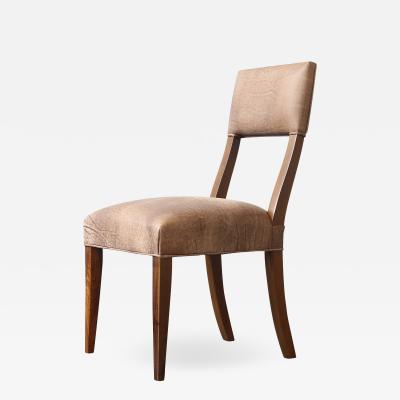  Costantini Design Luca High back Dining Chair from Costantini in Argentine Rosewood and Leather