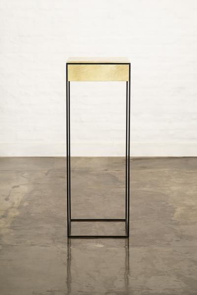  Costantini Design Marcello Side Table in Parchment from Costantini