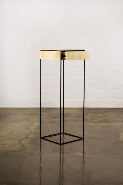  Costantini Design Marcello Side Table in Parchment from Costantini