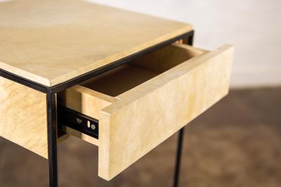  Costantini Design Marcello Side Table in Parchment from Costantini