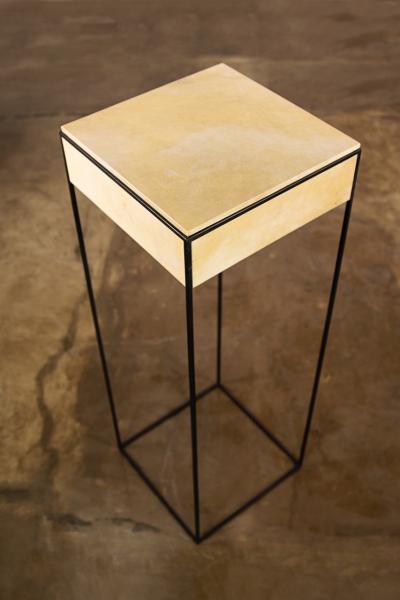  Costantini Design Marcello Side Table in Parchment from Costantini