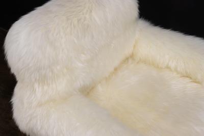  Costantini Design Modern Armchair in Exotic Wood and Sheepskin by Costantini Bruno Ovino Armchair