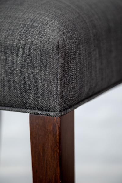  Costantini Design Modern Bar Stool in Argentine Exotic Wood and Fabric from Costantini Bruno