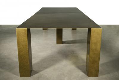  Costantini Design Modern Bronze Customizable Dining Table from Costantini Alonzo
