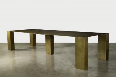 Costantini Design Modern Bronze Customizable Dining Table from Costantini Alonzo