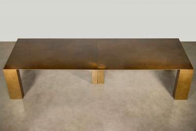  Costantini Design Modern Bronze Customizable Dining Table from Costantini Alonzo