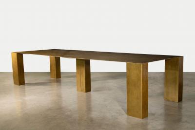  Costantini Design Modern Bronze Customizable Dining Table from Costantini Alonzo