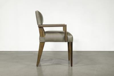  Costantini Design Modern COM Arm Chair in Argentine Exotic Wood and Leather by Costantini Bruno
