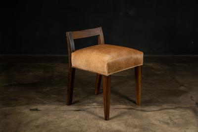  Costantini Design Modern Chair in Argentine Rosewood and Hair Hide Leather by Costantini Umberto