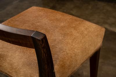  Costantini Design Modern Chair in Argentine Rosewood and Hair Hide Leather by Costantini Umberto