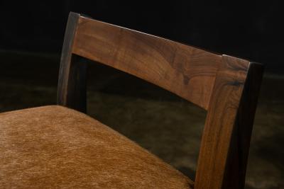  Costantini Design Modern Chair in Argentine Rosewood and Hair Hide Leather by Costantini Umberto