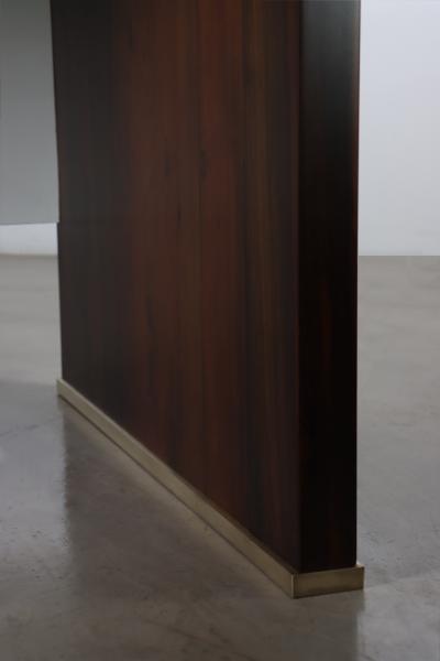  Costantini Design Modern Desk with Drawers in Argentine Rosewood Bronze from Costantini Lorenzo