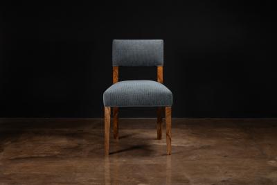  Costantini Design Modern Dining Chair in Argentine Exotic Wood and Fabric by Costantini Bruno