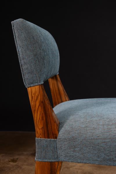  Costantini Design Modern Dining Chair in Argentine Exotic Wood and Fabric by Costantini Bruno