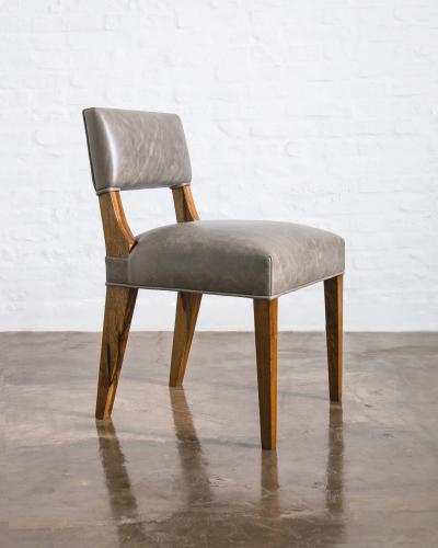  Costantini Design Modern Dining Chair in Argentine Exotic Wood and Leather from Costantini Bruno