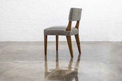  Costantini Design Modern Dining Chair in Argentine Exotic Wood and Leather from Costantini Bruno